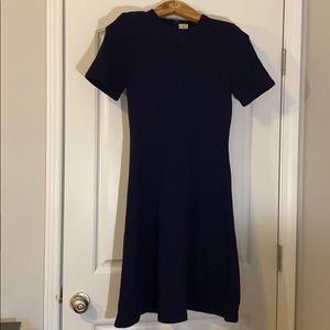 All Navy Sweater Material Dress “Jennifer Roberts”